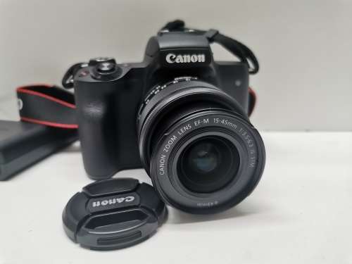 CANON EOS M50 MARK II MIRRORLESS CAMERA WITH 15-45MM LENS