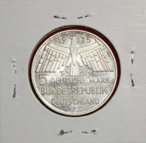 1975F German 5 Mark - UNC