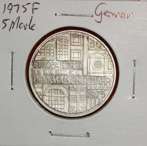1975F German 5 Mark - UNC