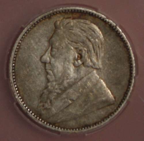 1893 South Africa Shilling (Graded XF40) - Ultra RARE