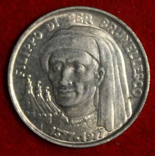 1977 San Marino 1000 Lire  (83.5% Silver) - UNC