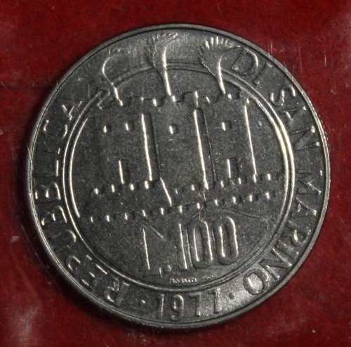 1977 San Marino Coin Set (Silver 83.5%) - Brilliant Uncirculated