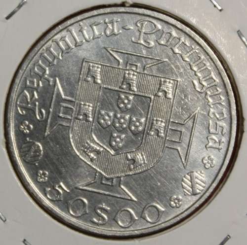 1969(598) Portugal 50 Escudos (Silver 65%) - UNC