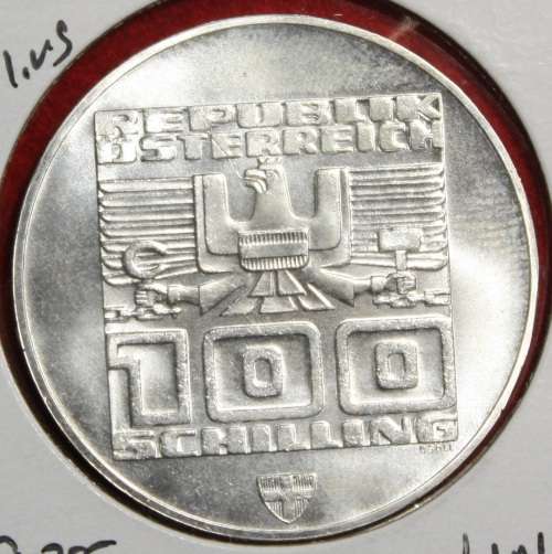1975 Austria 100 Schilling (Silver 64%) - UNC