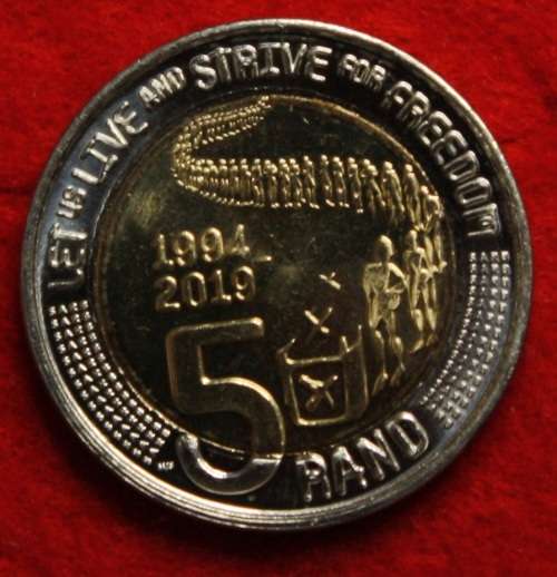 2019 5 Rand (25 Years of Constitutional Democracy) - UNC