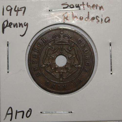 1947 Southern Rhodesia 1 Penny