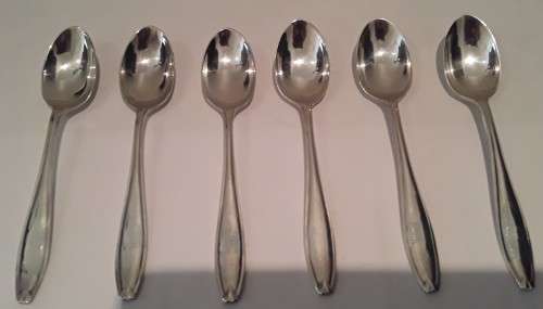 Lovely set of hallmarked sterling silver coffee spoons!  Cooper Brothers and Sons, Sheffield, 1928.