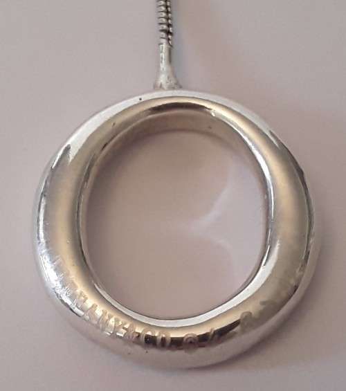 A vintage Tiffany and Co. sterling silver Sevillana lariat necklace by Elsa Peretti.  Wow!