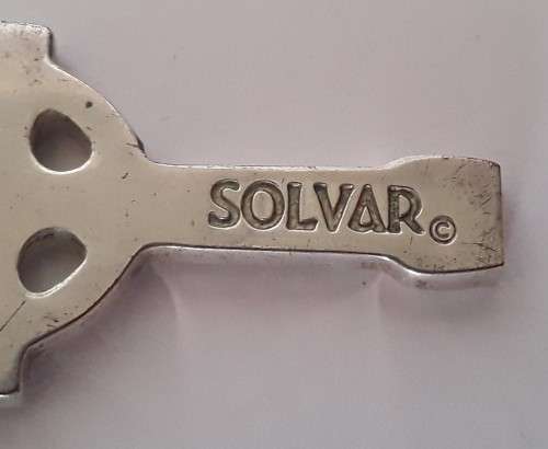 A large vintage `Solvar` silver-plated Celtic cross pendant. *R1 bid!!!*