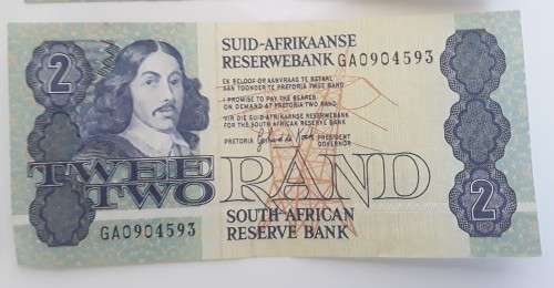 Set of 4 `Gerhard de Kock` R2 notes