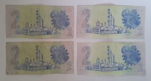 Set of 4 `Gerhard de Kock` R2 notes