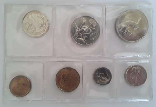RSA - SA Mint uncirculated coin set.  1984