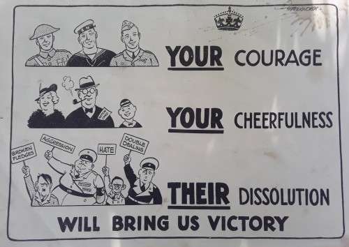 RARE WORLD WAR 2 BRITISH CARTOON BOOK `ADOLF AND HIS CRAZY GANG`.