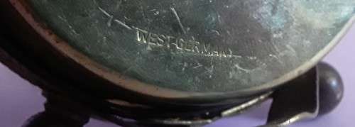 Rare vintage `Blessing` miniature alarm clock. West Germany. Not working.