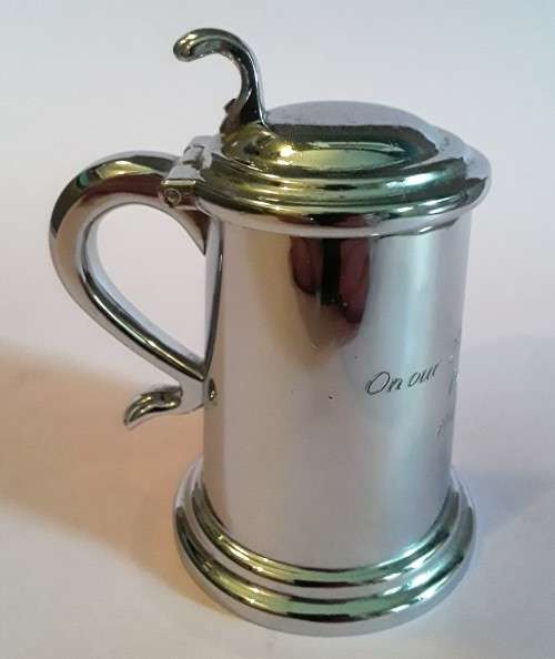 Rare vintage Dunhill tankard table lighter. Mid-century.