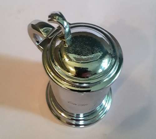 Rare vintage Dunhill tankard table lighter. Mid-century.