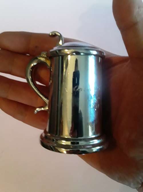 Rare vintage Dunhill tankard table lighter. Mid-century.