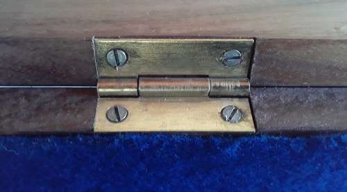 A VINTAGE SOLID YELLOWWOOD AND IMBUIA LARGE BOX BY KARL KNORR.