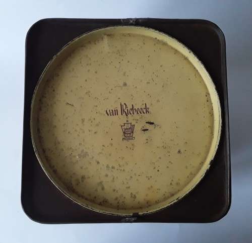 Vintage 1952 Jan Van Riebeeck Souvenir Tercentenary Coffee Tin. H : 20,5cm.