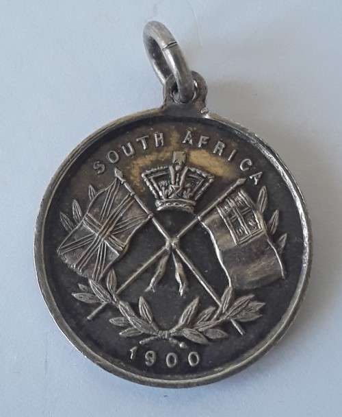 Boer War 1900 Buller, French, Baden-Powell Silver Medallion (miniature).
