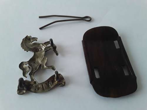 Early Royal West Kent Regiment Badge.  Original backplate and lugs intact.