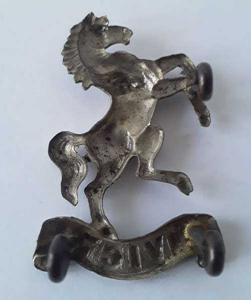 Early Royal West Kent Regiment Badge.  Original backplate and lugs intact.