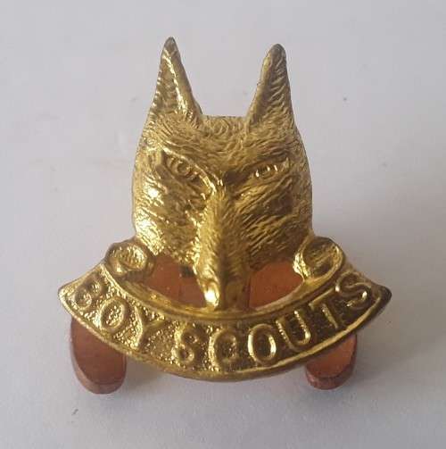 Vintage Boy Scouts Wolf Badge.