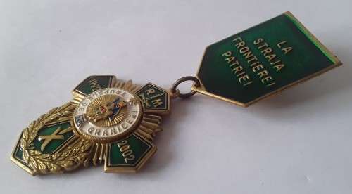 Moldova `10 Years of the Border Troops` Service Award Medal.