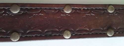 Rare custom-made Nazi SS trench dagger with scabbard.  Possible SA connection.  See description.