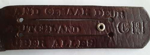 Rare custom-made Nazi SS trench dagger with scabbard.  Possible SA connection.  See description.