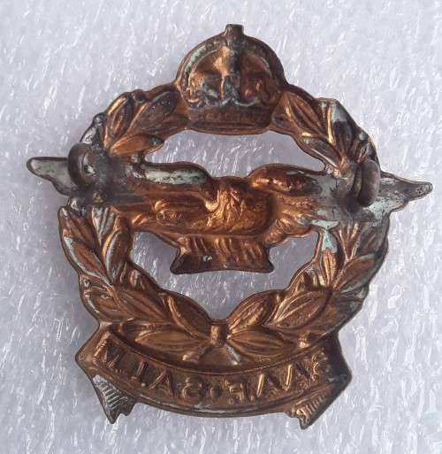 WW2 SA Airforce Cap Badge. Lugs intact.