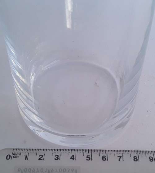 Fine Quality Vintage `Ernst Rosenthal Kristalglasfabriek` Decanter With Stopper. H: 34 cm.