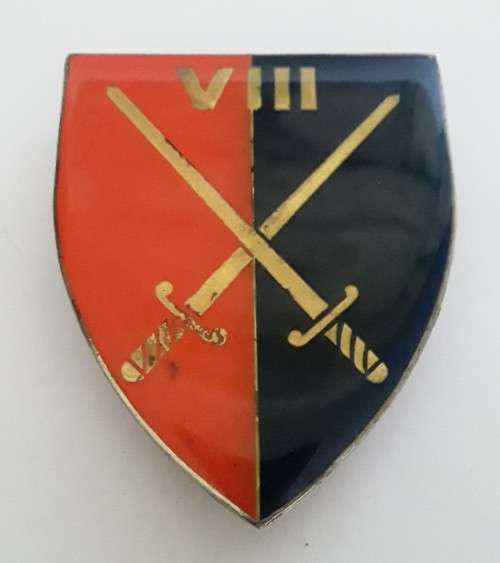 SADF 8 Armoured Division Shoulder Flash (all pins intact).