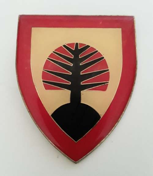 SADF Wonderboom Military Base Shoulder Flash (1 pin intact).