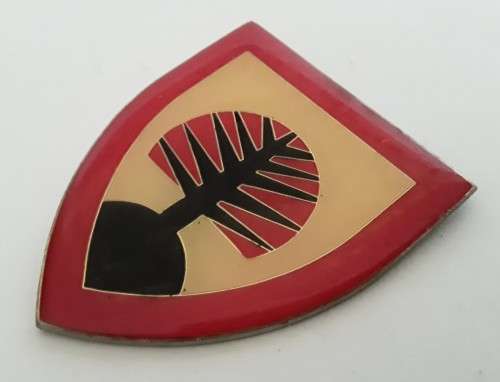 SADF Wonderboom Military Base Shoulder Flash (1 pin intact).