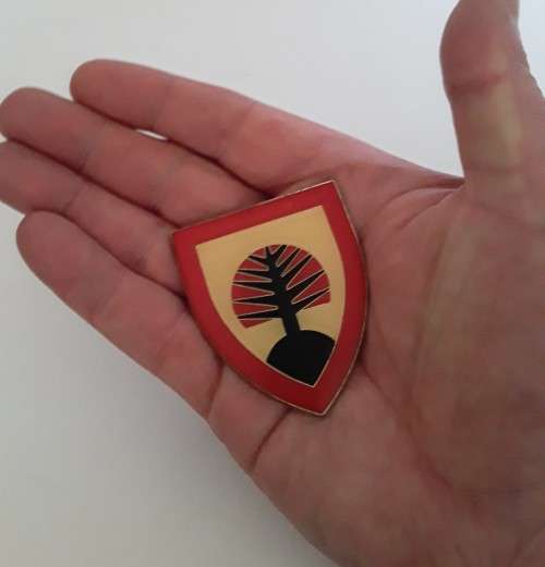 SADF Wonderboom Military Base Shoulder Flash (1 pin intact).