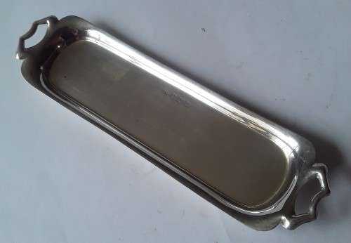 Solid Sterling Silver Hallmarked Miniature Tea Set By John Rose. Birmingham, 1955.