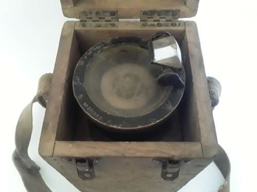 WW2 RAF Type 06A Hand-Bearing Compass In Original Case.