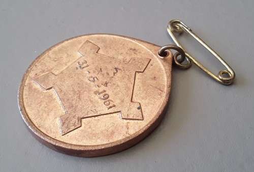 1961 Republic Of South Africa Medallion.