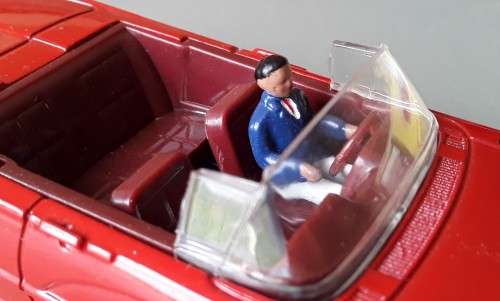 Boxed Dinky Toys (DeAgostini) Die Cast Cabriolet Ford `Thunderbird`. No. 555. 118 mm.