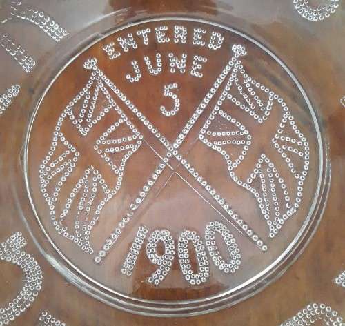 `Reserved For Hanbru`. Boer War Large Glass Plate Commemorating `Roberts Entering Pretoria`.