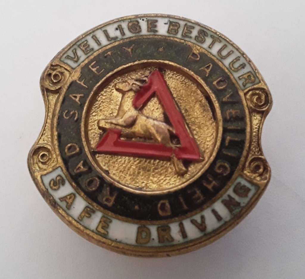 Collection Of Vintage Enameled Metal Lapel Badges. SA Vespa Club Etc.