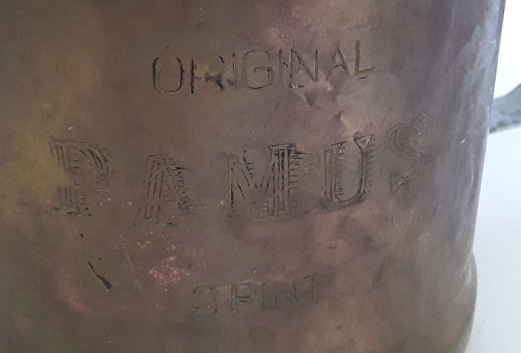 Vintage Brass `Pamus` 2 Pint Blow Torch.