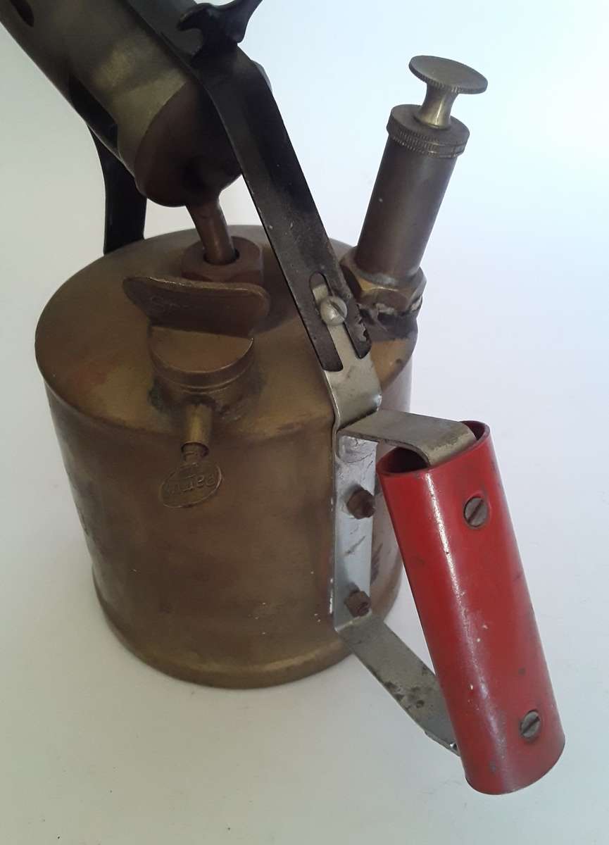 Vintage Brass `Pamus` 2 Pint Blow Torch.
