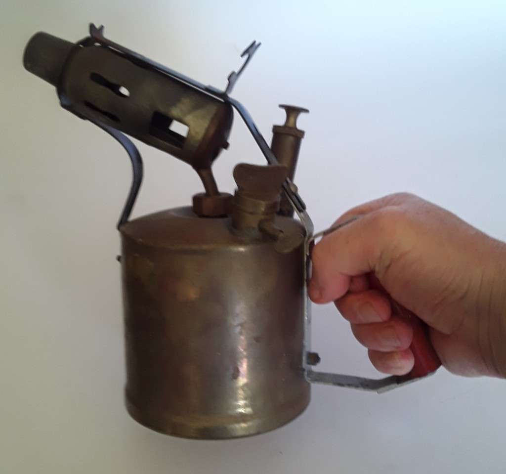 Vintage Brass `Pamus` 2 Pint Blow Torch.