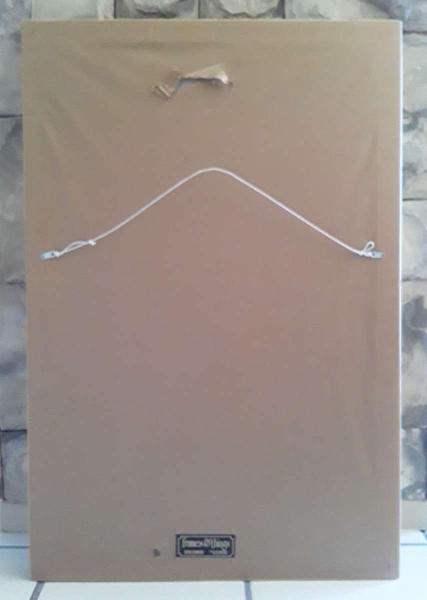 "Reserved". Kobus Kotze Large Original Oil On Board Painting In Gilt Frame. Signed.