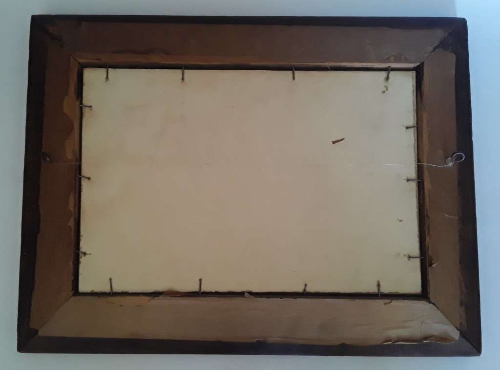 Early Tinus de Jongh (1885-1942) High Quality Print In Solid Oak Frame. Cape Dutch Farmhouse.