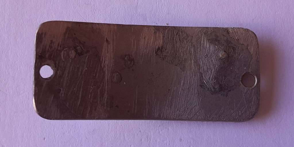 WW2 SA Airforce Metal Eagle Badge Tag.