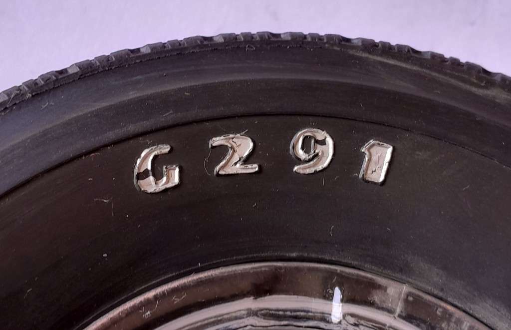 Vintage `Goodyear G291` Tyre Ashtray. 15.5 cm.