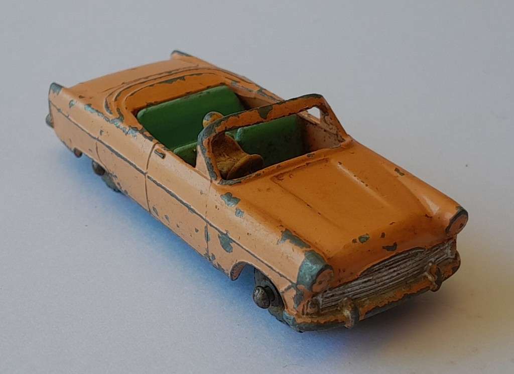 Lesney Matchbox `Ford Zodiac Convertible (No 39)`. 1957-1961.